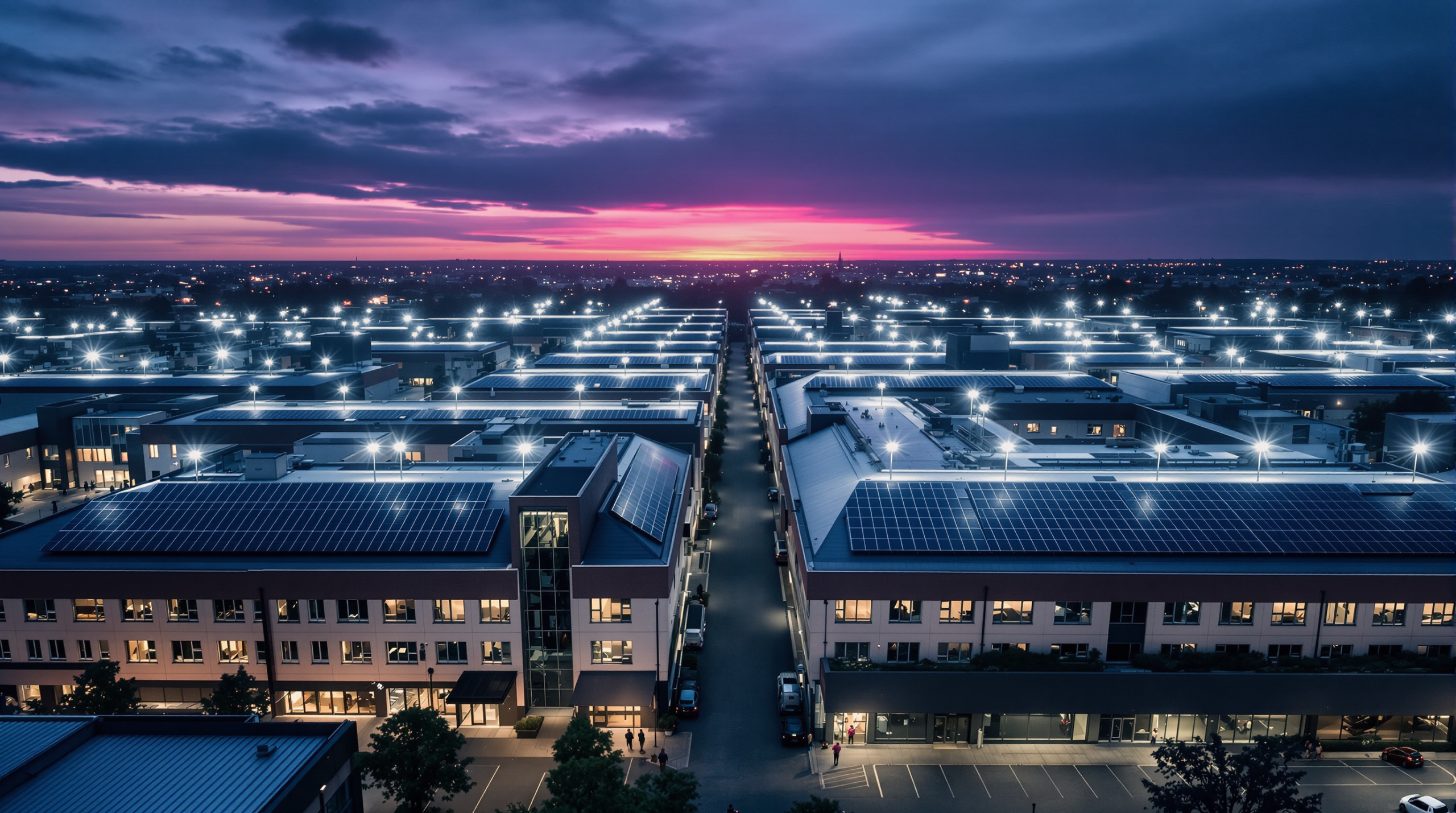 Distributed solar infrastructure on European commercial rooftops with modern aggregation platform